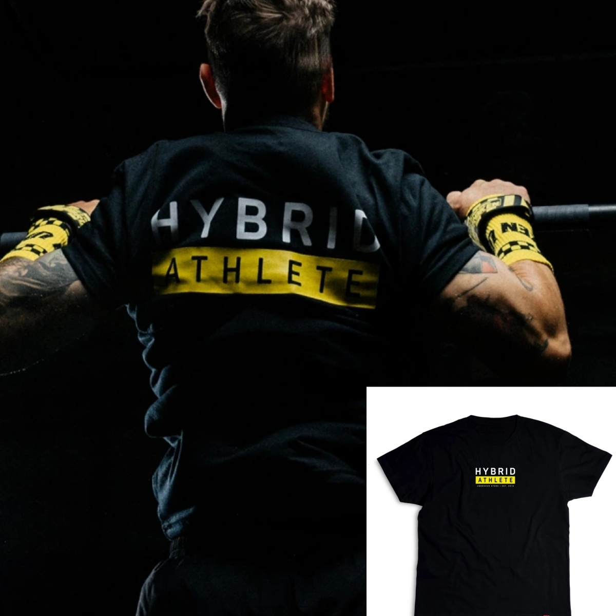 Crossfit Mayhem - تي شيرت رياضي فاخر للتدريب واللياقة