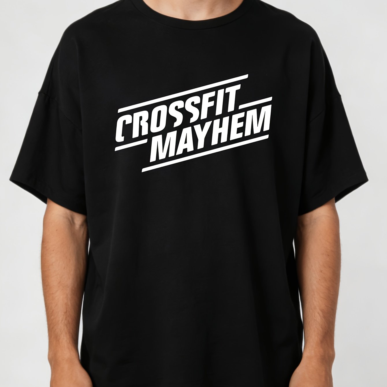 تي شيرت رجالي بنمط كروس فيت ما - مراجعة Crossfit Mayhem وسعره