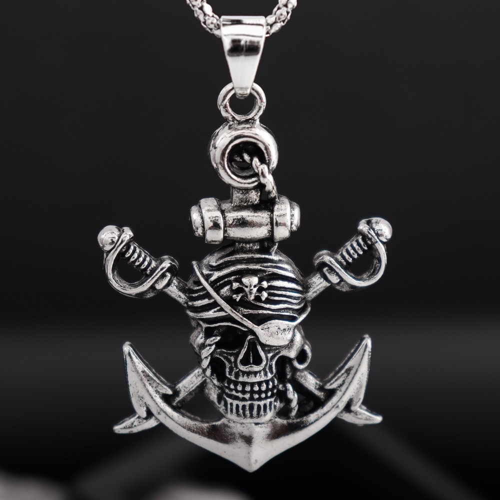 قلادة قرصان ذات سيف مزدوج عتيق - مراجعة Battle Rope Anchor وسعره