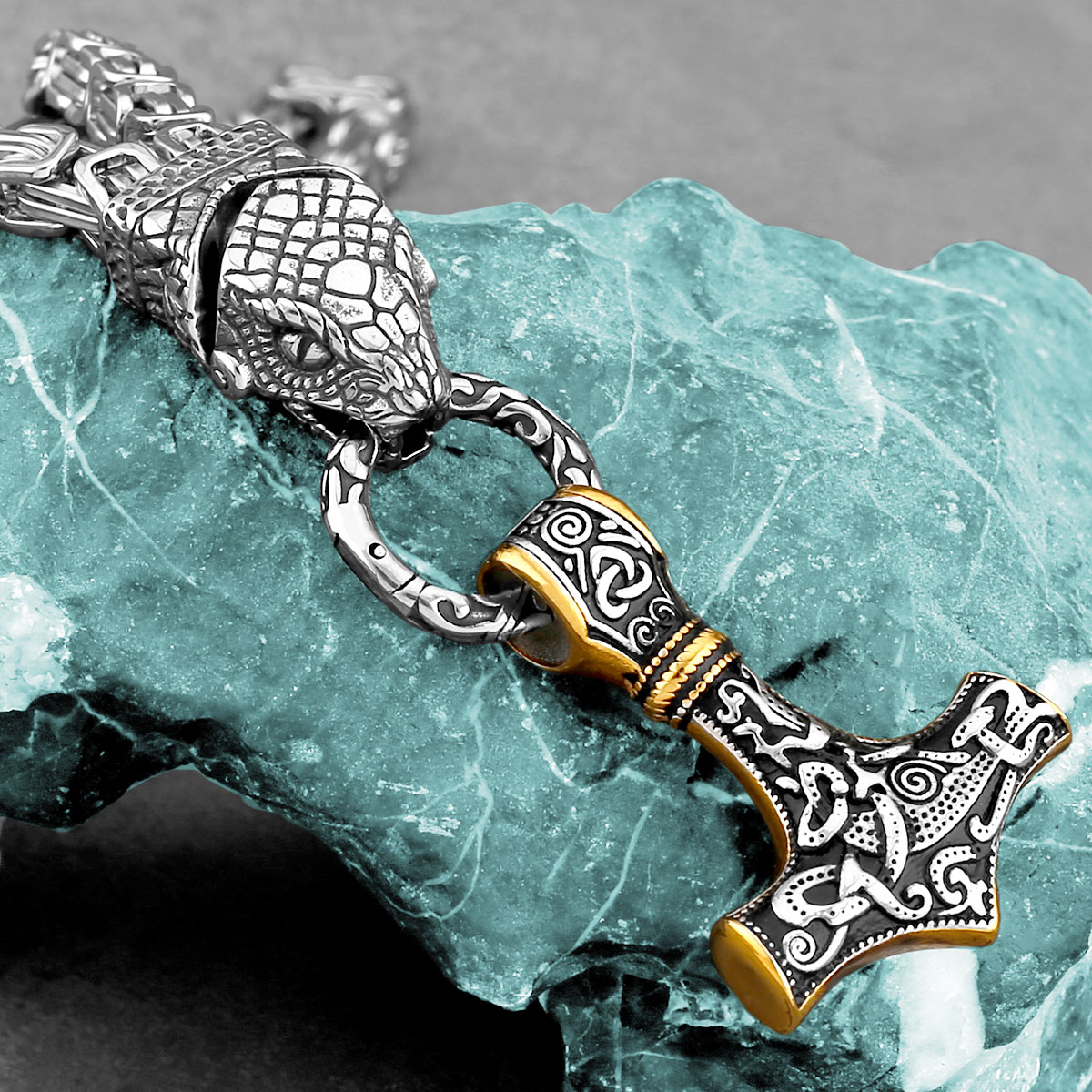 الشمال أودين الأفعى رئيس قلادة - مراجعة Battle Rope Anchor وسعره